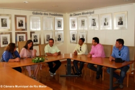 Delegação brasileira de visita a Rio Maior