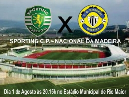 Sporting defronta amanhã em Rio Maior o Nacional da Madeira